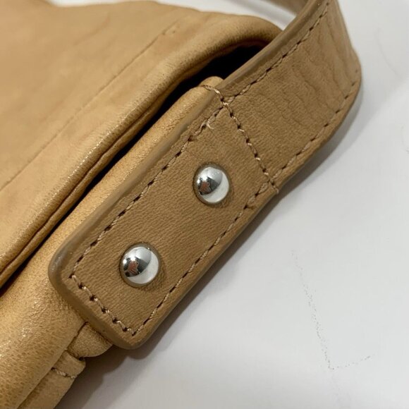 PERLINA New York Handbag Women's TAN Leather Adjustable Crossbody Shoulder Bag - Picture 6 of 16